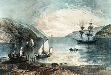 Die Bucht von Annapolis, ca. 1880